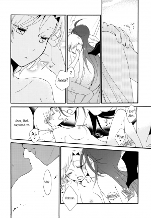 (COMITIA116) [Niratama (Sekihara, Hiroto)] Juusha no Kyuujitsu |  Servant x Queen [English] [Yuri-ism] - Page 49