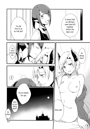 (COMITIA116) [Niratama (Sekihara, Hiroto)] Juusha no Kyuujitsu |  Servant x Queen [English] [Yuri-ism] - Page 69