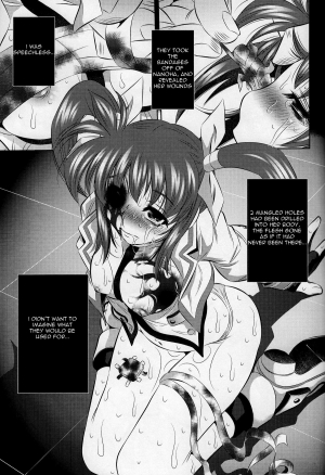 (C77) [Yuugai Tosho Kikaku (Tanaka Naburu)] Goumon Kan Nappa hen | Rape Leaves (Mahou Shoujo Lyrical Nanoha) [English] [=Torwyn=] - Page 12