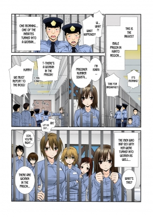 [Sensouji Kinoto] Nyotaika Prison ~ Totsuzen Onna ni natta 90% no Shuujin tachi ~ (1) + (2) [English] [Digital] [desudesu]  - Page 34