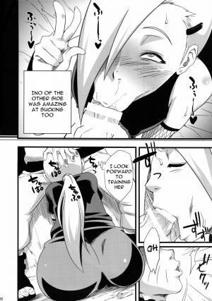 (C85) [Karakishi Youhei-dan Shinga (Sahara Wataru, Sentarou, Tao)] Saboten Nindou 2 (Naruto) [English] {doujins.com} - Page 21