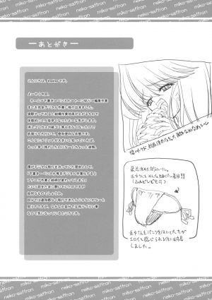 (C70) [Neko Saffron (inoino)] Yume ka Utsutsu ka Maboroshi ka [English] [SaHa] - Page 24