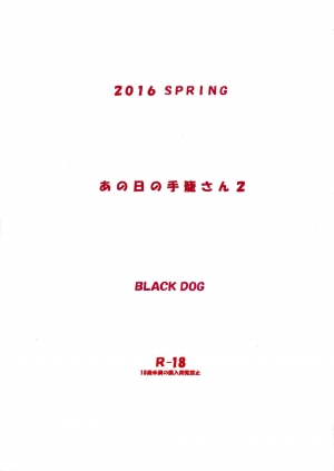 (COMIC1☆10) [BLACK DOG (Kuroinu Juu)] Ano Hi no Tegome-san 2 [English] {doujin-moe.us} - Page 27