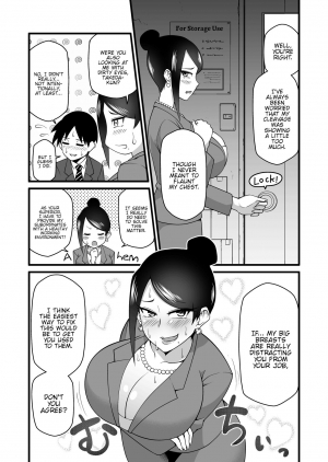 [Gekidan☆Onigashima (Simayuu, Oniyama)] Kono Kyonyuu de Joushi wa Muri desho!! (Bijin Onna Joushi Takizawa-san) [English] {Hennojin} [Digital] - Page 7