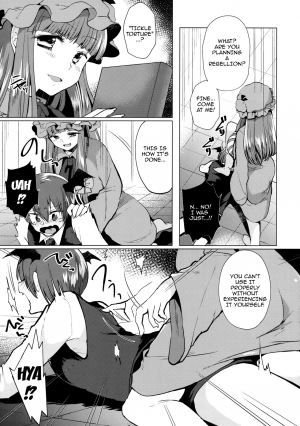 (Reitaisai 14) [Berry!16 (Mori Guruta)] Kusuguri Ijiwaru Patchouli-sama (Touhou Project) [English] {doujins.com} - Page 5