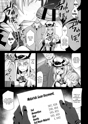 (COMIC1☆15) [Akuten Soushin (Kokutou Nikke)] Kanmusu Chakunin Prinz Eugen & Bismarck Shussan Hensai Botai Teikyou (Kantai Collection -KanColle-) [English] [Doujins.com] - Page 6