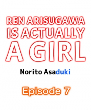 [Norito Asaduki] Ren Arisugawa Is Actually A Girl (Ch. 1 - 45) (English) - Page 58