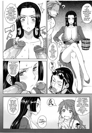 (C81) [Choujikuu Yousai Kachuusha (Denki Shougun)] MEROMERO GIRLS NEW WORLD (One Piece) [English] [darknight] [Decensored] - Page 10
