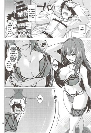 (C92) [CRIMSON GROUND (Miyashiro Sousuke)] Scathach Shishou to Celt Shiki Gachihamex! (Fate/Grand Order) [English] [desudesu] - Page 22