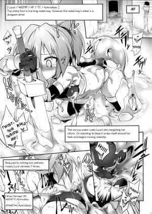 (C90) [Tomoshibiya Koubou (Tomoshibi Hidekazu)] Luce no Ero Trap Dungeon [English] [Szayedt] - Page 14