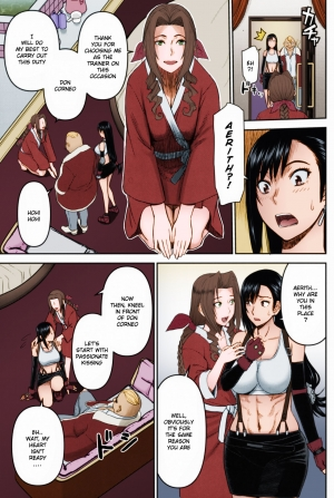 (C96) [High Thrust (Inomaru)] Tifa-san no Fuuzoku Koushuu | Tifa's Sex Service Training (Final Fantasy VII) [English] {Doujins.com} [Colorized] - Page 5