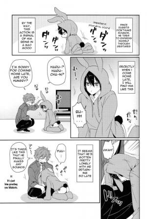 (C87) [KH. (Yuki)] Usa Haru Shiiku Nikki (Free!) [English] [Mokkachi] - Page 6