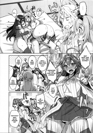 (C91) [Labomagi! (Takeda Aranobu)] Warspite to Hajimete no Senkan Harem Yasen Seikatsu (Kantai Collection -KanColle-) [English] [NHNL] - Page 4