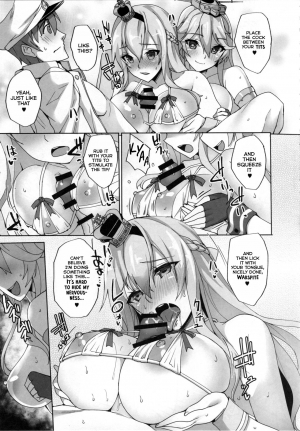 (C91) [Labomagi! (Takeda Aranobu)] Warspite to Hajimete no Senkan Harem Yasen Seikatsu (Kantai Collection -KanColle-) [English] [NHNL] - Page 7