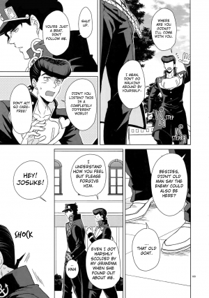 (Super The World 2018) [Chikadoh (Halco)] I WANNA BE WITH YOU (TRSK LOG) (JoJo's Bizarre Adventure) [English] [Star_Platinum88] - Page 14