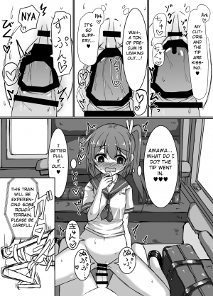 [Shimau Seisakujo (Shimau Sorine)] Onnanoko ga Inemuri shiteru Futanari Onee-san ni Itazura shichau Hon [English] [Digital] - Page 7