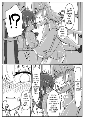 [Shimau Seisakujo (Shimau Sorine)] Onnanoko ga Inemuri shiteru Futanari Onee-san ni Itazura shichau Hon [English] [Digital] - Page 11