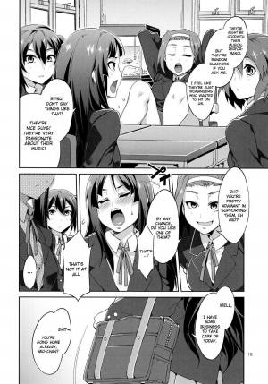 (C81) [Alice no Takarabako (Mizuryu Kei)] Choroi-Onna!! (K-ON!) [English] {doujin-moe.us} - Page 18