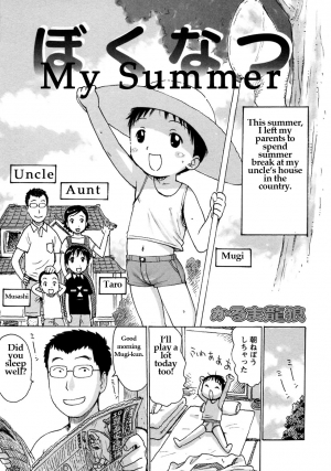 [Karma Tatsurou] Bokunatsu | My Summer (Shounen Ai no Bigaku 8 The Bokura no Natsuyasumi) [English] - Page 2