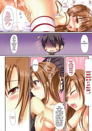 (C86) [TwinBox (Hanahanamaki, Sousouman)] Asuna ni 100% Nama Nakadashi Shimasu | Cumming Inside Asuna 100% Raw (Sword Art Online) [English] [Doujin-Moe] [Decensored] - Page 17