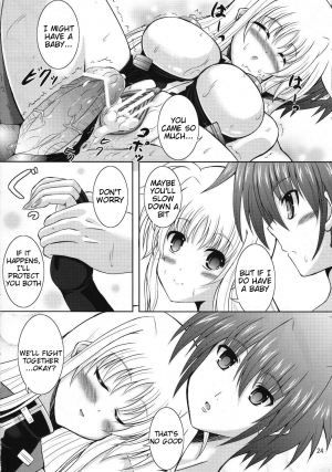 (C83) [Utanone Dou (Utanone Sion)] My Little Knight F (Mahou Shoujo Lyrical Nanoha) [English] [Tigoris Translates] - Page 24