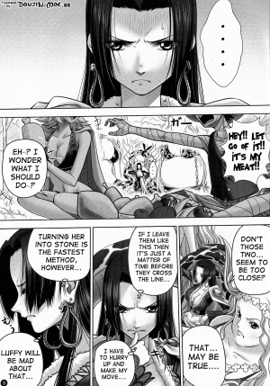  (C84) [Mikenekodou (Muten)] Hebihime-sama to Warui Mushi | Hebihime-Sama Punishes Margaret (One Piece) [English] {doujin-moe.us}  - Page 3