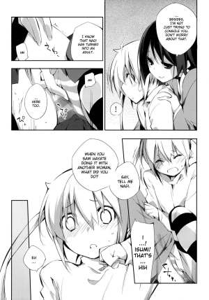 (C76) [Mono x Chro (Kokonoka)] Kataomoi kara Kataomoi made. | From one Unrequited Love to Another (Hayate no Gotoku!) [English] [YQII] - Page 8