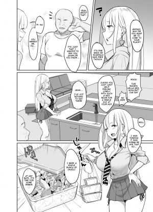 [EROTOMANIA (Nanae)] Ecchi na Gal JK ga Kyokon Zetsurin Oji-san to Pakoru Yatsu. [English] [Nisor] [Digital] - Page 4