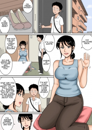 [Mikan Dou] Boku to Oba | Aunt and Me [English] [Amoskandy] - Page 3