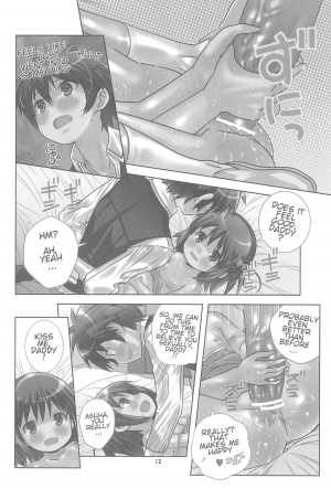 (Puniket 23) [Byousatsu Tanukidan (Saeki Tatsuya)] Asuha no No-Pan Hamehame Daisakusen | Asuha's no Panties Sex Strategy (Lotte no Omocha!) [English] [Rizel] - Page 12