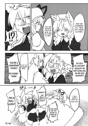  (Shuuki Reitaisai 5) [RTD (Mizuga)] Ran-sama ni Kite Moratte Suru Hon | A Book About Dressing up Ran-sama (Touhou Project) [English] [Kermaperse]  - Page 23