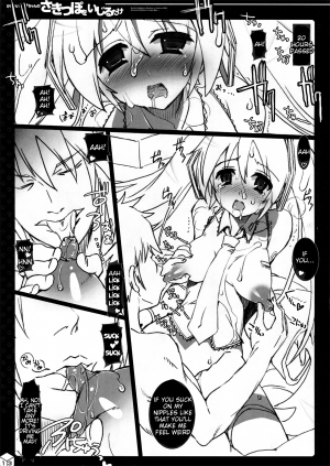  (C82) [HarthNir (Misakura Nankotsu)] Kawaii Miku-chan no Sakippo o Ijiru dake | Teasing the Adorable Miku-chan's Nipples (VOCALOID) [English] [Tigoris Translates]  - Page 14