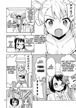 [Yoshida Gorou Shoukai (Yoshida Gorou)] Onnanoko ni Natta Onichan o Ijimenaide! [English] - Page 7