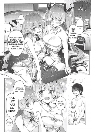 (C94) [Zombie to Yukaina Nakamatachi (Super Zombie)] Rodney Shite Nelson (Azur Lane) [English] - Page 6