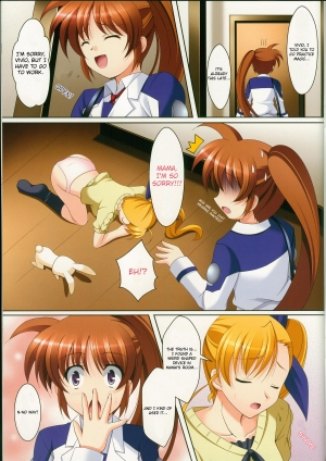 (C77) [K-Drive (Narutaki Shin)] Mahou Shoujo no Sodatekata V | How to Bring Up a Magical Girl V (Mahou Shoujo Lyrical Nanoha) [English] {satashi&ui-kun} - Page 3