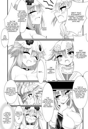 (COMIC1☆16) [Chokusen Ikki (Dura)] Docchi no Neptunia SHOW! (Hyperdimension Neptunia) [English] [tabibit0] - Page 11