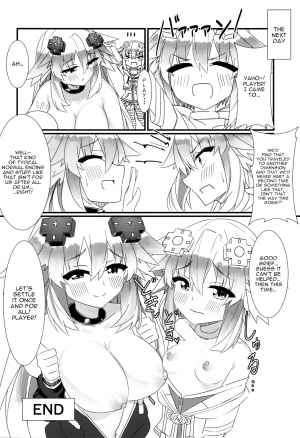 (COMIC1☆16) [Chokusen Ikki (Dura)] Docchi no Neptunia SHOW! (Hyperdimension Neptunia) [English] [tabibit0] - Page 36