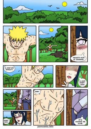 Help him train, Hinata. (Naruto)