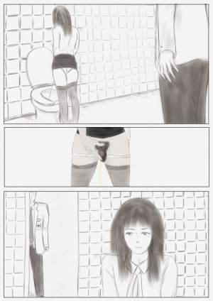  Crossdress teacher in toilet :  toilet rape  - Page 8