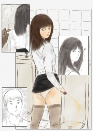  Crossdress teacher in toilet :  toilet rape  - Page 9