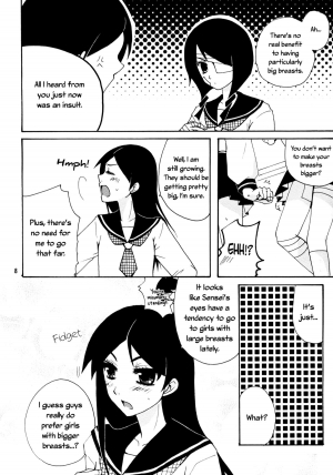 (SC38) [AOIKITOIKI. (Imai Riho)] Honey Trap (Sayonara Zetsubou Sensei) [English] [Yuri-ism] - Page 8