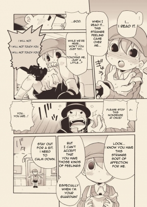 (C74) [M Kichibeya (Uchida Junta)] Luke to Meisou suru Otona (Professor Layton) [English] - Page 9