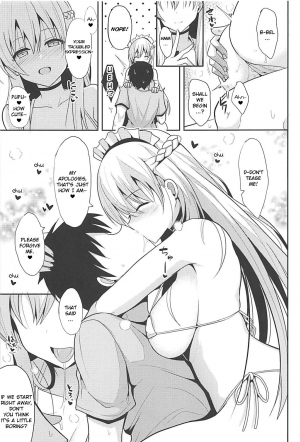 (C94) [Nekonokone (Takeyuu)] Belfast to Kekkon Shoya | Wedding Night with Belfast (Azur Lane) [English] =HOXY= - Page 7