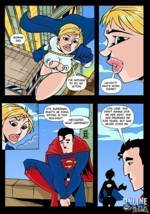 Power Girl gets asshole Fuck- Online Superheroes