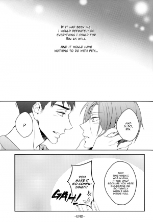 (HaruCC20) [PureSlider (Matsuo)] Sousuke no Kata wa Ore ga Mamoru! | I'll protect Sosuke's shoulder! (Free!) [English] [okaeshi] - Page 35