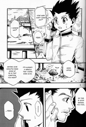(SPARK9) [Amanojaku. (Sakichi)] Kimi, Omoi | Thinking of You (Hunter x Hunter) [English] [HXH-Doujinshilivejournal] - Page 4