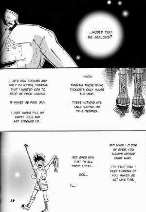 (SPARK9) [Amanojaku. (Sakichi)] Kimi, Omoi | Thinking of You (Hunter x Hunter) [English] [HXH-Doujinshilivejournal] - Page 37