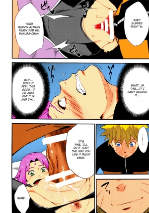 (C92) [Karakishi Youhei-dan Shinga (Sahara Wataru)] Botan to Sakura (Naruto) [English] [Colorized] - Page 8