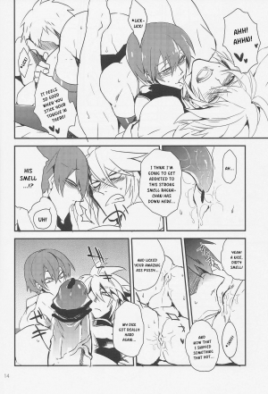 [DBH (Rokusuke)] Inu Hebi Donburi 3 | Snake-Dog Bowl 3 (BlazBlue) [English] {Kusanyagi} - Page 13