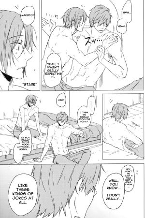 (Renai Jaws 2) [Usagi-san to Kuma (Aizawa)] Pun! Pun! (Free!) [English] [Rapinii] - Page 11